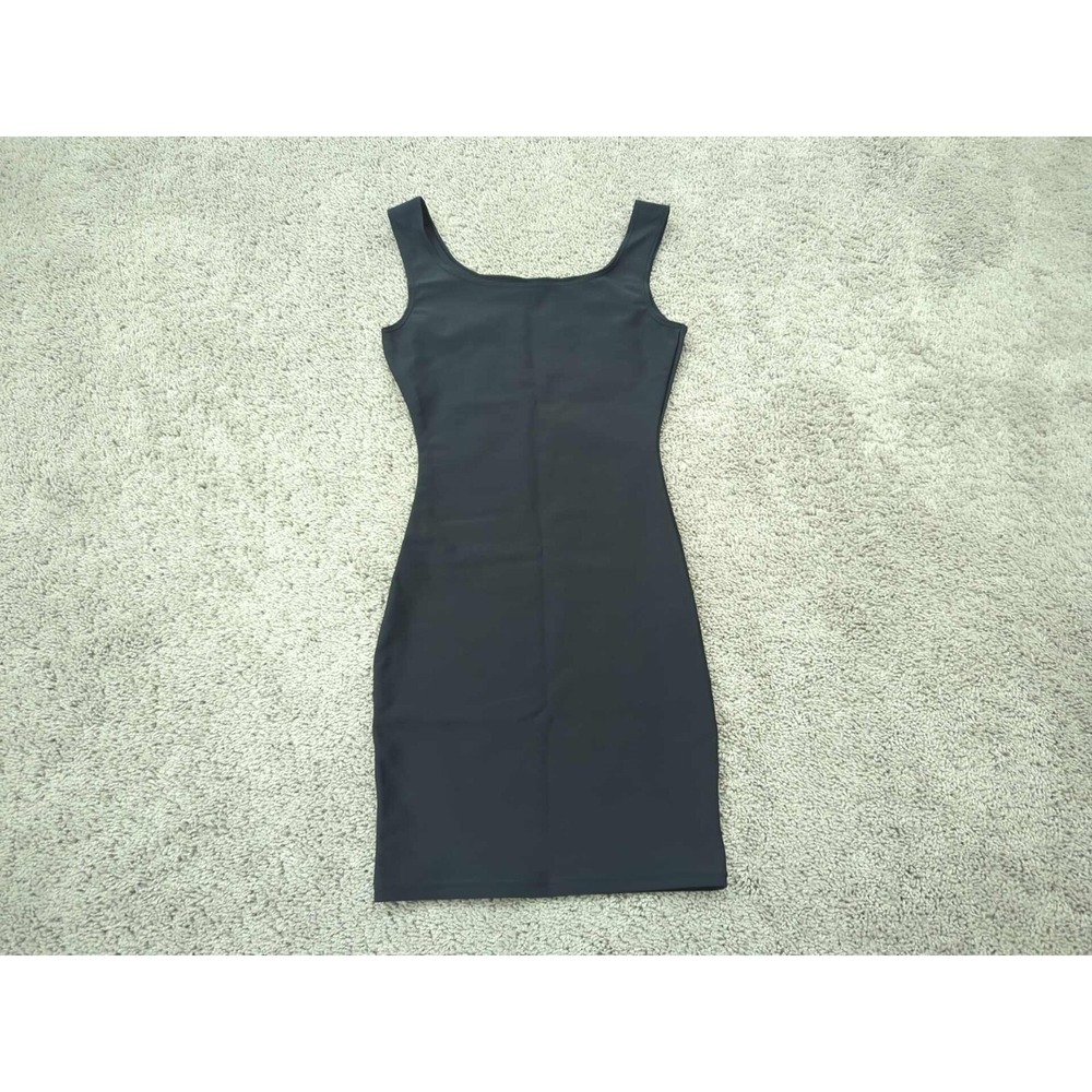 Maidenform Bodycon Dress Womens Small‎ Black Shapewear Mini Stretch